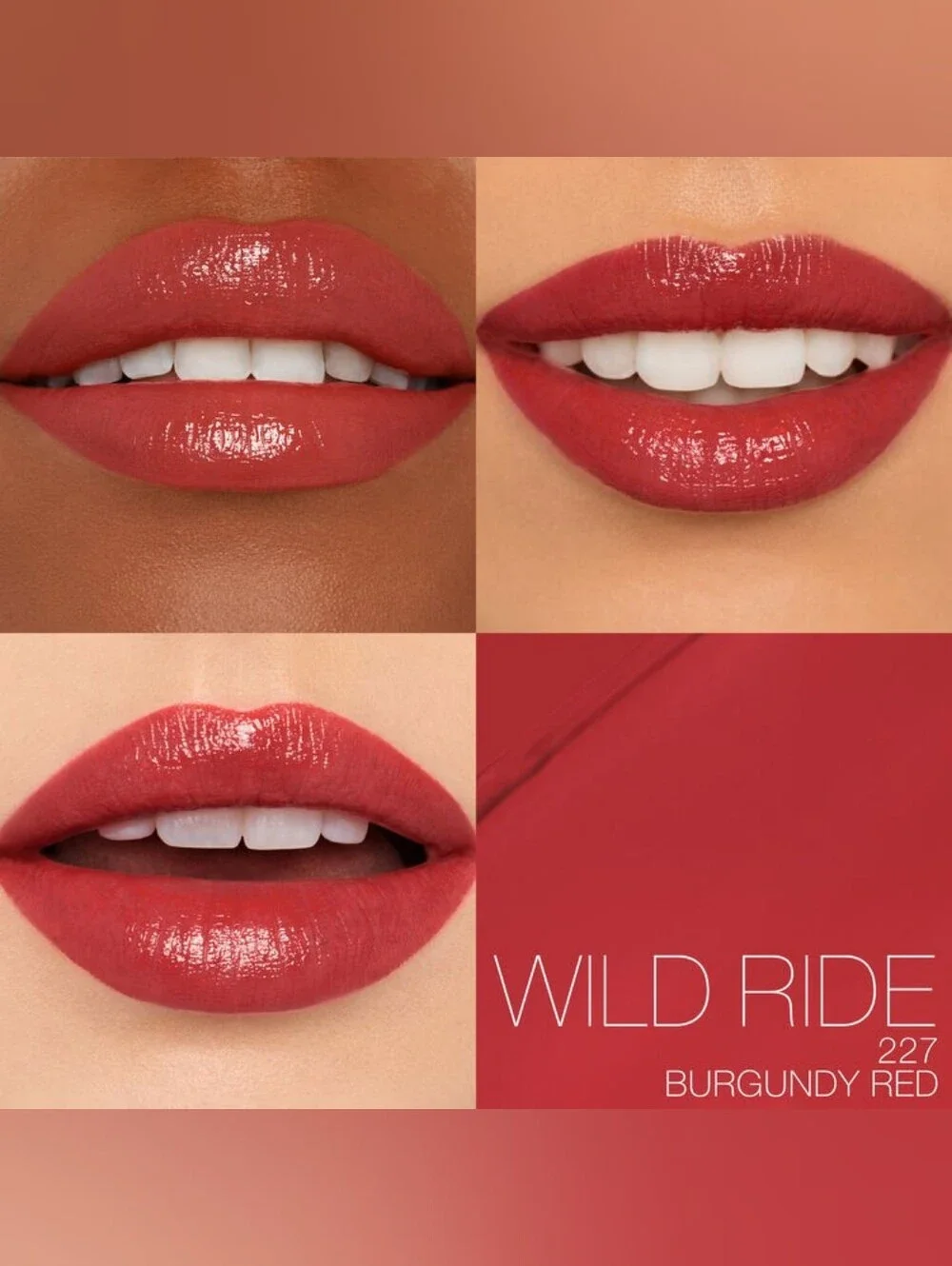 NARS Afterglow Sensual Shine Lipstick in Wild Ride, 1.5g/0.05oz